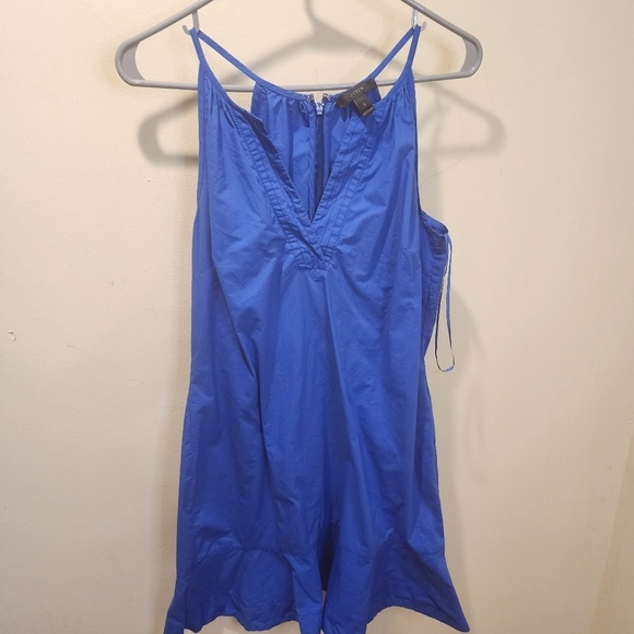 J. CREW blue 100% Cotton mini dress size 2 - Picture 7 of 9